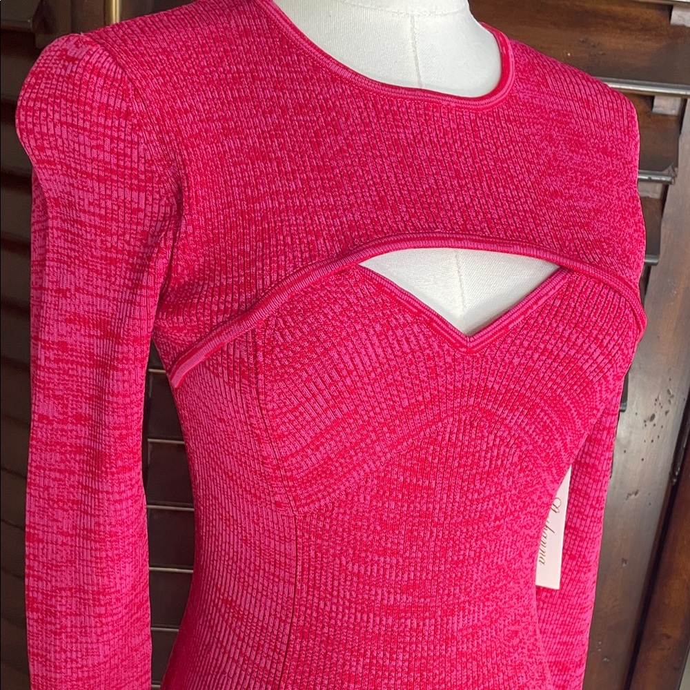 NWT Shoshanna Janet Fuchsia Mini Dress Small - Picture 7 of 10